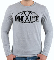 printfashion Minecraft - bányász élet - Férfi hosszú ujjú póló - Sport szürke (831268)