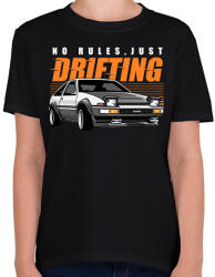 printfashion Autó - Gyerek póló - Fekete (14094144)