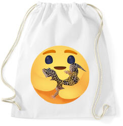 printfashion Leopárd gekkó - Sportzsák, Tornazsák - Fehér (13047564)