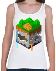 printfashion Minecraft map - Női atléta - Fehér (2316013)