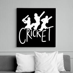 printfashion Cricket - Vászonkép - Fekete (15836016)