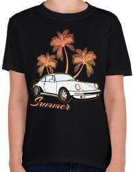 printfashion Summer - Gyerek póló - Fekete (5050381)