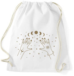printfashion Mystic space 4 - Sportzsák, Tornazsák - Fehér (6279449)
