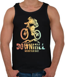 printfashion downhill - Férfi atléta - Fekete (4106796)