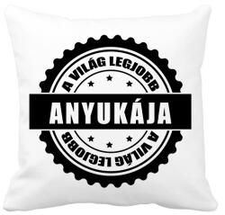 printfashion Világ Legjobb Anyukája - Párnahuzat, Díszpárnahuzat - Fehér (1658841)