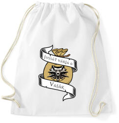 printfashion Jussát várja a Vaják - Witcher - Sportzsák, Tornazsák - Fehér (2688668)