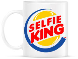 printfashion Selfie king - Bögre - Fehér (2120171)
