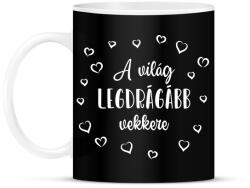 printfashion A világ legdrágább vekkere - Bögre - Fekete (7276526)