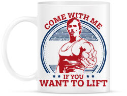 printfashion Arnold Gym - Bögre - Fehér (7576651)