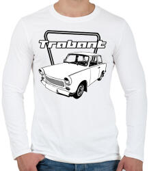 printfashion trabant - Férfi hosszú ujjú póló - Fehér (9286301)