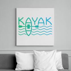 printfashion Kayak - színes - Vászonkép - Fehér (15916885)