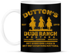 printfashion Dutton's Dude Ranch - Bögre - Fekete (15521544)