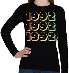 printfashion 1992 - Női hosszú ujjú póló - Fekete (12739761)