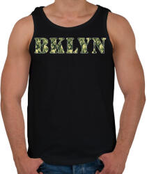 printfashion BKLYN - Férfi atléta - Fekete (4378449)