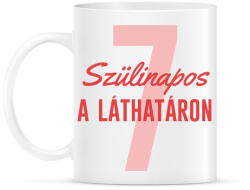 printfashion Szülinapos - Számmal - Bögre - Fehér (7153873)