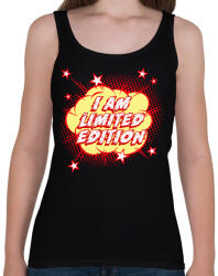printfashion I am limited edition - Női atléta - Fekete (10539093)