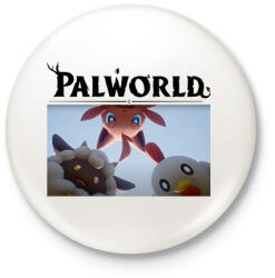 printfashion Palworld lények - Kitűző, hűtőmágnes - Fehér (15595257)