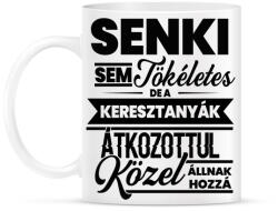 printfashion Senki sem tökéletes - Keresztanya - Bögre - Fehér (4819920)