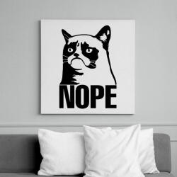 printfashion Nope - Vászonkép - Fehér (6633691)