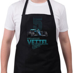printfashion Sebastian Vettel - Kötény - Fekete (11971532)