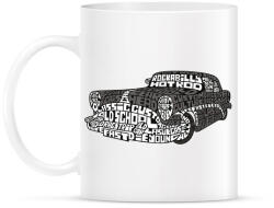 printfashion Hot rod - Bögre - Fehér (788252)