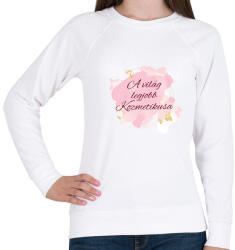 printfashion A világ legjobb kozmetikusa - Női pulóver - Fehér (6550935)