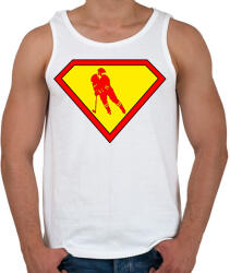 printfashion Super Jégkorongos - Férfi atléta - Fehér (11715594)