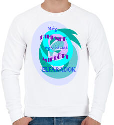 printfashion Pihenek kicsit - Férfi pulóver - Fehér (14535620)