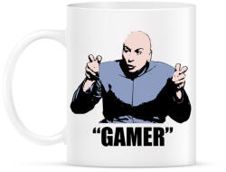 printfashion Gamer póló - Dr. Genya - Bögre - Fehér (4584992)