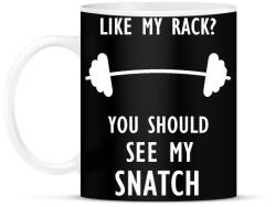 printfashion Like my rack? - Bögre - Fekete (1355872)