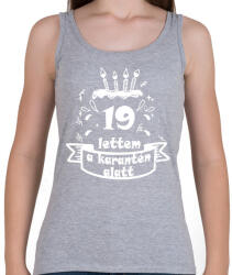 printfashion 19 lettem - Női atléta - Sport szürke (2496283)