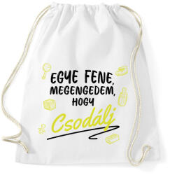 printfashion Megengedem, hogy csodálj - Sárga - Sportzsák, Tornazsák - Fehér (7279121)