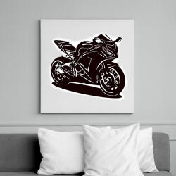 printfashion cbr firebla - Vászonkép - Fehér (6633128)