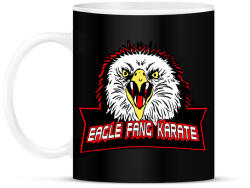 printfashion Eagle fang karate - Bögre - Fekete (6202336)
