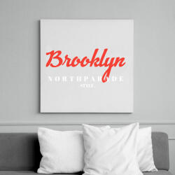 printfashion NYC Brooklyn - Vászonkép - Fehér (6635251)