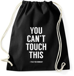 printfashion You can't touch this - Sportzsák, Tornazsák - Fekete (244939)