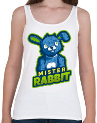 printfashion Mister Rabbit - Női atléta - Fehér (5134588)