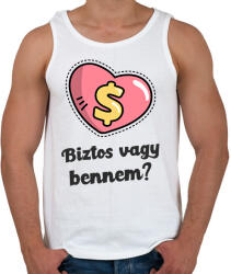 printfashion Biztos vagy bennem - Férfi atléta - Fehér (10028988)