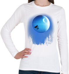 printfashion Let's have fun - Női hosszú ujjú póló - Fehér (226748)