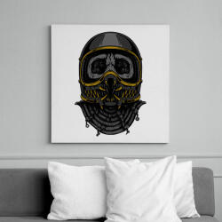 printfashion Predator sisak - Vászonkép - Fehér (6620265)