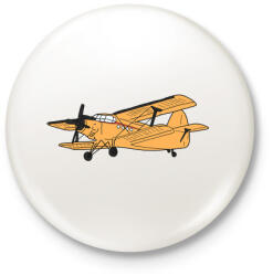 printfashion Repülő - Kitűző, hűtőmágnes - Fehér (5277115)