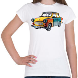 printfashion LEGO Trabant - Retro autó - Női póló - Fehér (15533233)