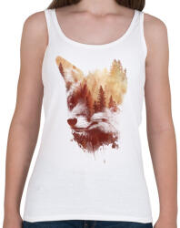 printfashion Blind fox - Női atléta - Fehér (216831)