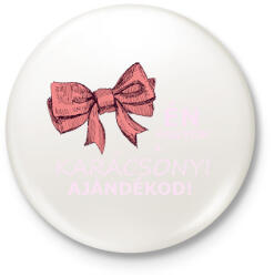 printfashion Karácsonyi ajándék - kislány - Kitűző, hűtőmágnes - Fehér (15128529)