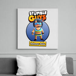 printfashion Swimmer Bella - Vászonkép - Fehér (15508408)