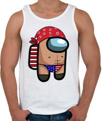 printfashion Among us: Ricardo - Férfi atléta - Fehér (2947316)