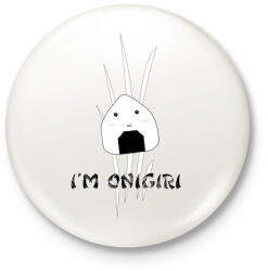 printfashion I'm Onigiri - Kitűző, hűtőmágnes - Fehér (3077100)