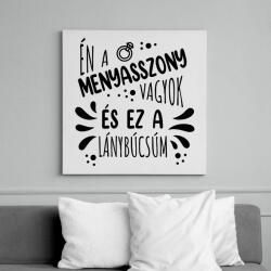 printfashion Én a menyasszony vagyok - Vászonkép - Fehér (7266376)