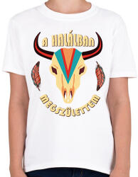 printfashion A halálban megszülettem - Hopi - Gyerek póló - Fehér (7605323)