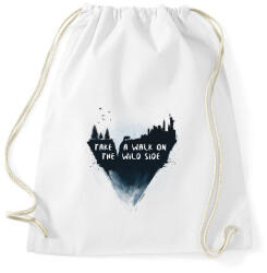 printfashion Walk on the wild side - Sportzsák, Tornazsák - Fehér (245079)